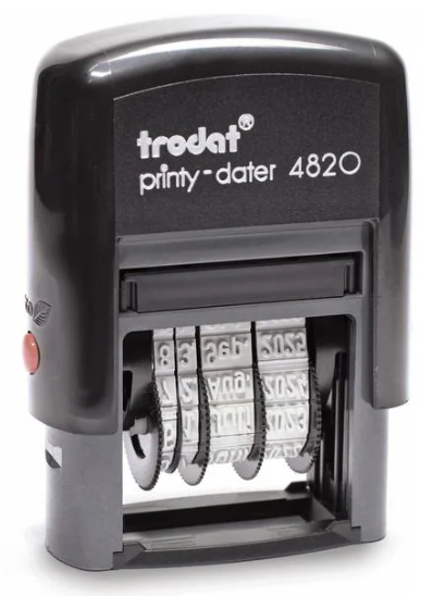 Datumstempel (französisch) Trodat 4820 (Schrifthöhe 4 mm)