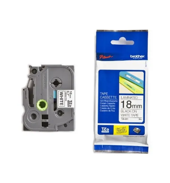 Farbband für Brother Beschriftungsgerät TZe-241 Band 18 mm transparent / Schrift schwarz