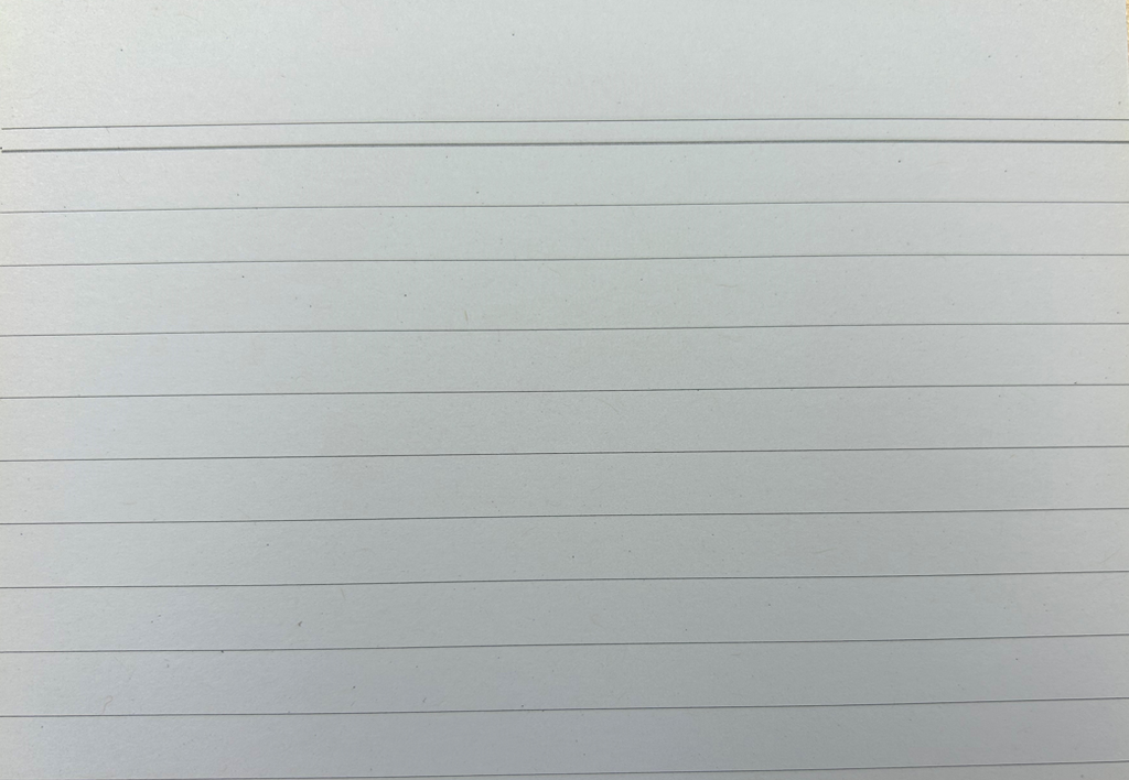 Fiches A6 lignées (pqt de 100 fiches)