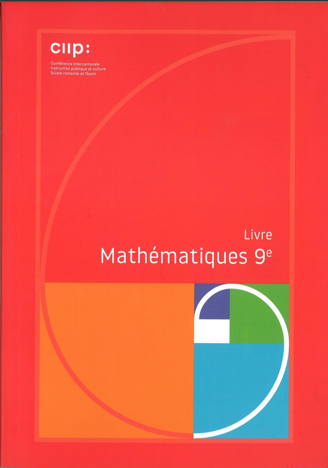 Mathématiques 9e Harmos, livre d’élève Edition 2024 (CATARO 023052)