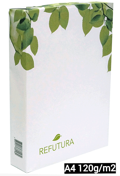 ​Papier photocopies A4 Refutura 120gm2 blanc (Pq de 500 feuilles)