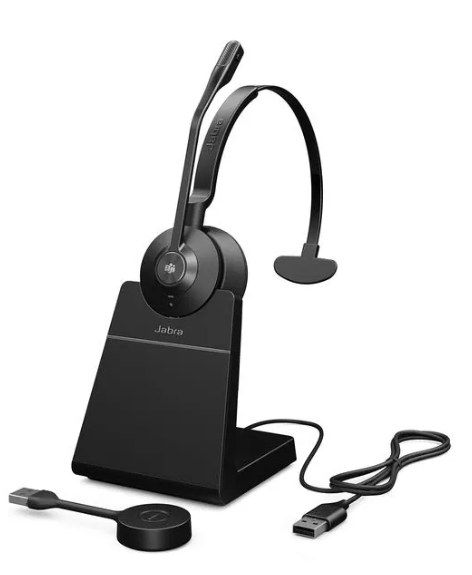 Casque Jabra Engage 55 MS Mono USB-A, station de chargement incluse