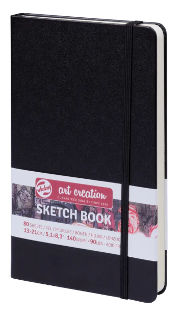 Bloc  à  esquisse Sketch Book 94 fles,140g/m2, 13 x 21 cm