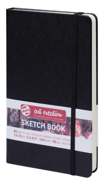 Bloc à esquisse Sketch Book 94 fles,140g/m2, 13 x 21 cm