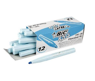Feutres Bic Visacolor XL (bte de 12 pièces)