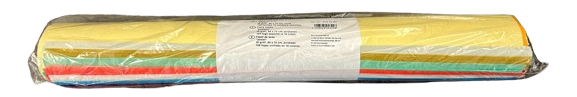 Seidenpapier  "pastell" 20g/m2  50x70 cm, gerollt, 125 Bogen sortiert in 10 Farben