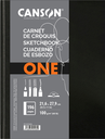 Carnet de croquis Canson  One 196 fles,100g/m2, 21.6 x 27.9 cm