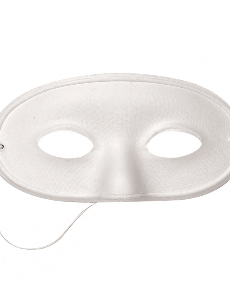 Papp-Halbmaske  17.5 x 9.5 cm - 2 Stück