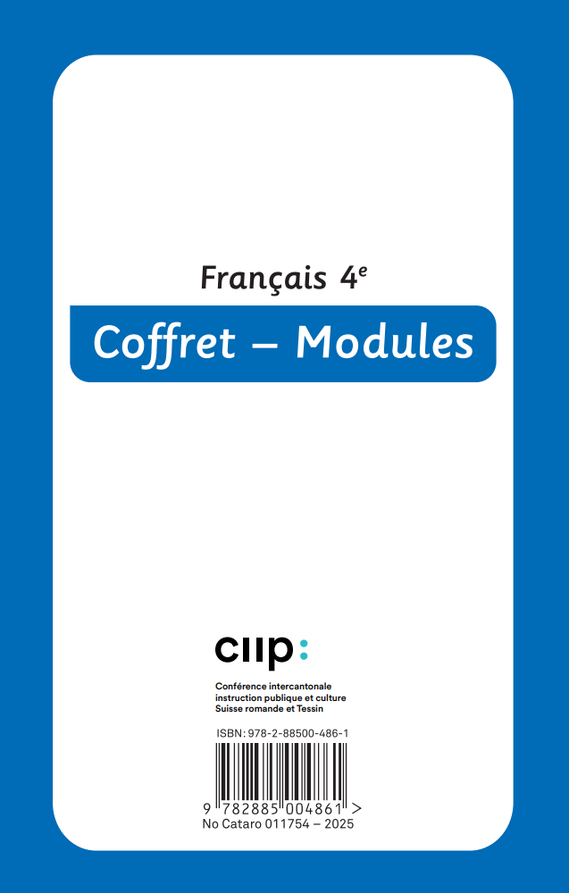 Français 4e coffret modules (CATARO 011754)
