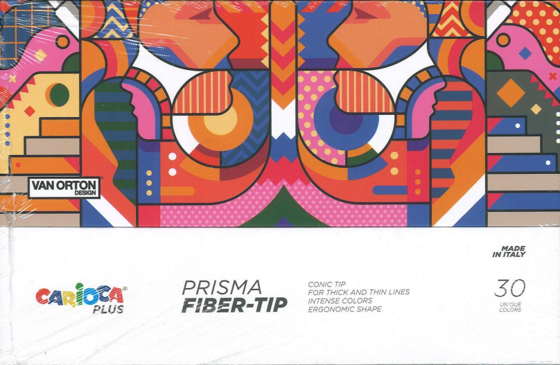 Feutres Carioca Plus Prisma Fiber-Tip assortiment 30 couleurs