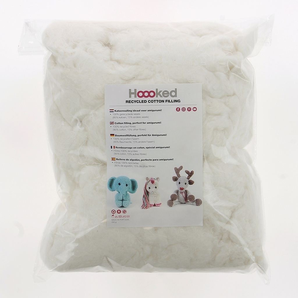 HOOOKED Füllmaterial 250 g aus recycelter Baumwolle