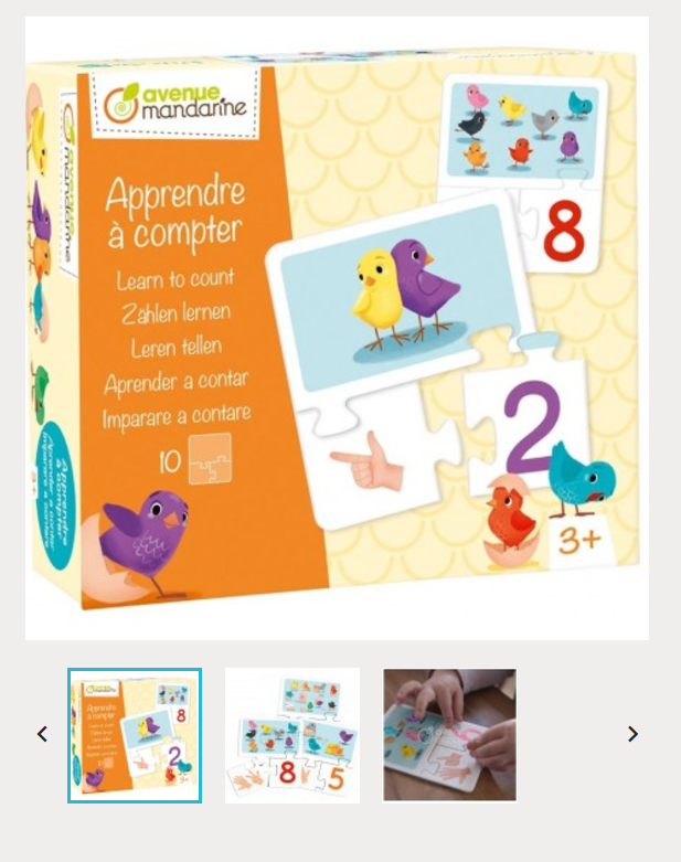 Jeux éducatif, apprendre à compter