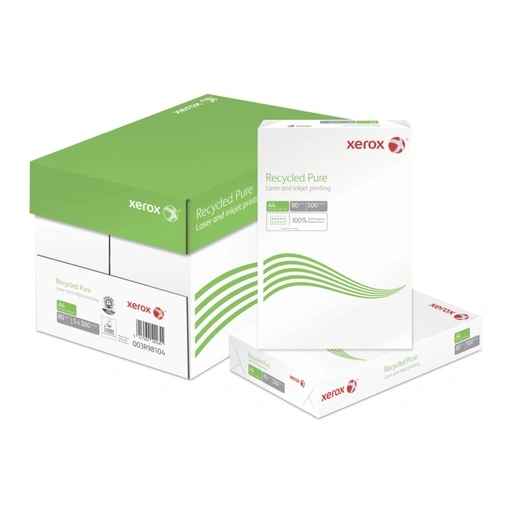 Papier photocopies A4 80g/m2 Xerox Recycled Pure, Box de 2'500 fles