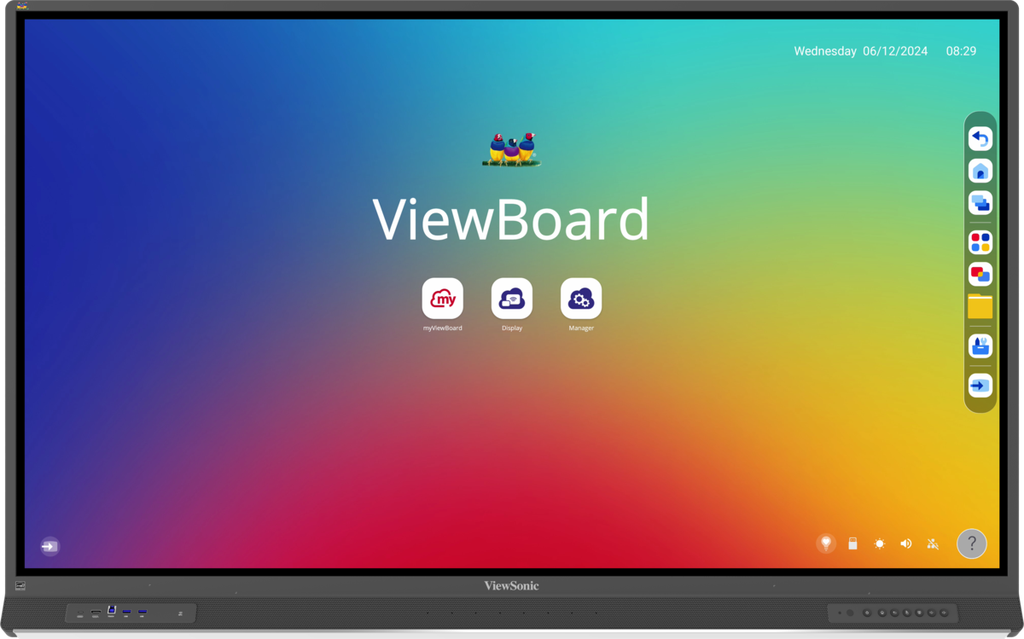Taktiler Bildschrim ViewSonic IFP8653 4K UHD 