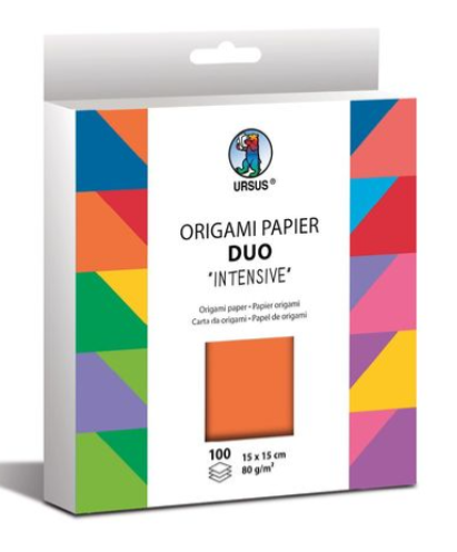 Faltblätter Kraftpapier «Duo intensive» 80 g/m2 15x15cm 100 Blatt