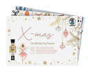 ​​48 cartes, assorties en 16 différents motifs 300 gm2 16.8 x 11.6cm