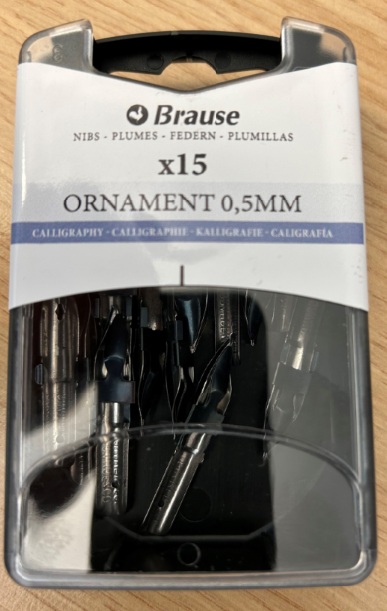 Ornamentfedern Braus (15 Stück)