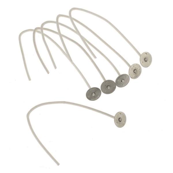 Mèche pour bougie avec pied