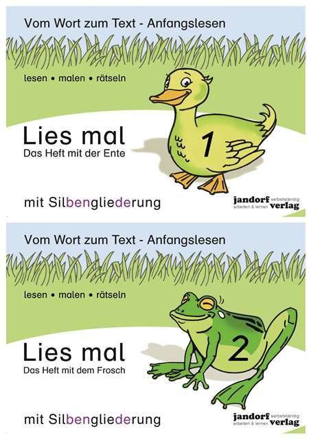 Lies mal mit Silbengliederung Hefte 1 und 2 (Paket) 