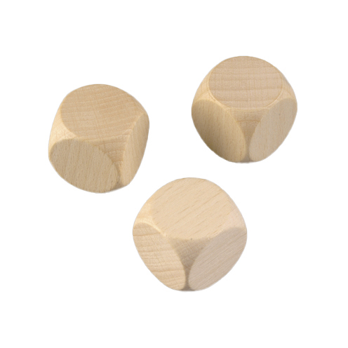 Dés en bois 