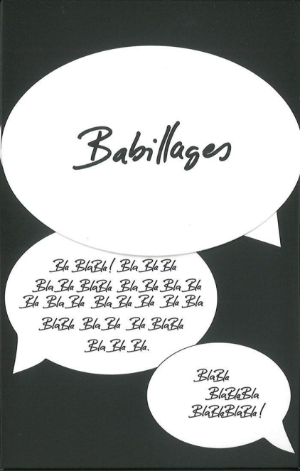 Babillages cycle 3 
