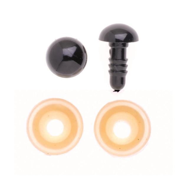 Yeux en plastique 10 mm 