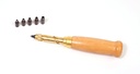 Schraublochstanzer-Set Inkl. 6 Aufsätzen 