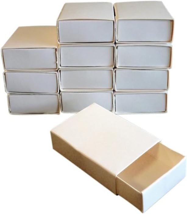 Blanko-Streichholzschachteln 53 x 36 x 15 mm 12 Stk. 
