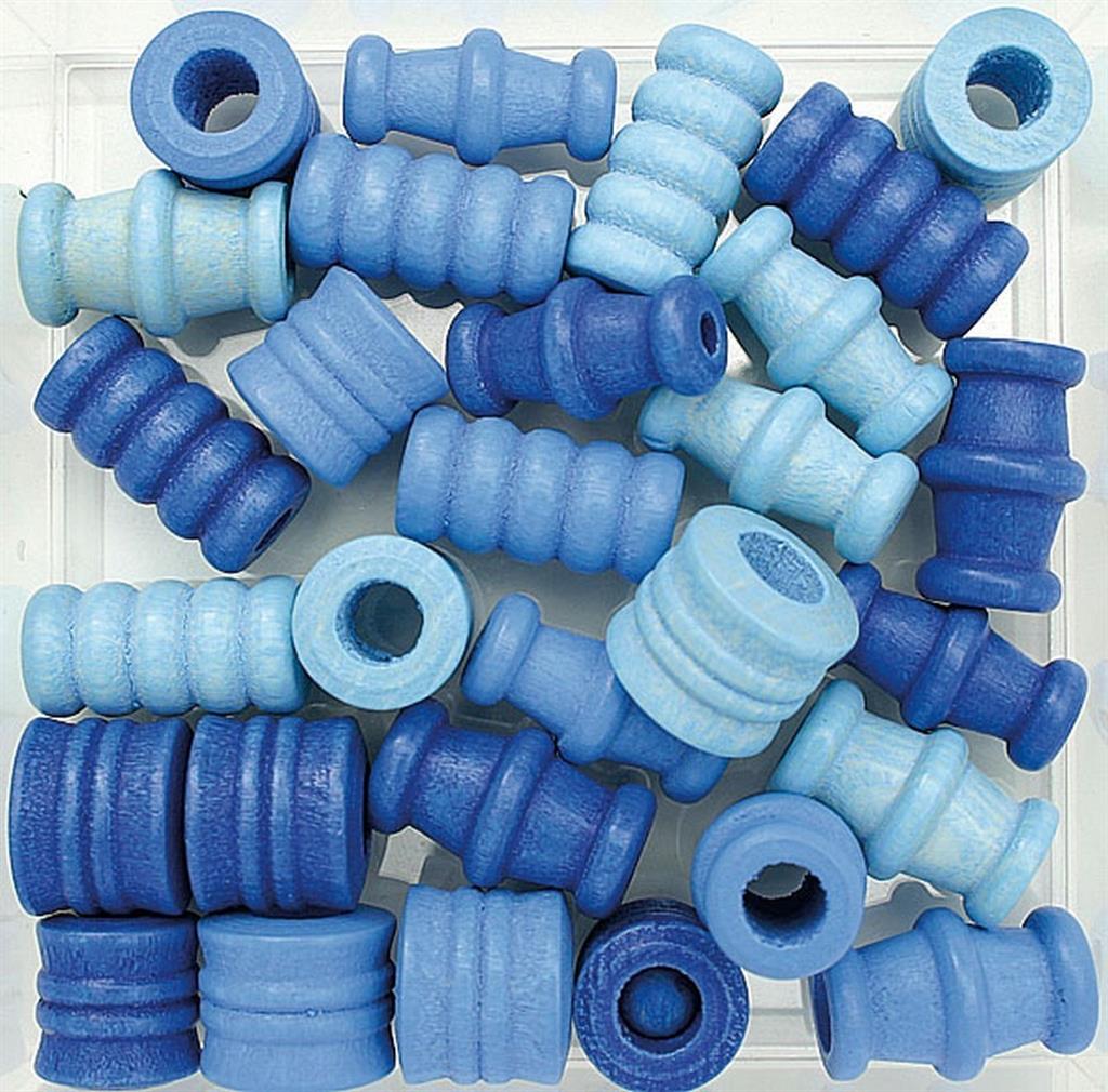 Holzperlen ø 11-19 mm Mix