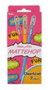 Hybrid Roller Gel Mattehop 1.0mm - 7er-Set
