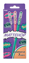 Hybrid Roller Gel Mattehop 1.0mm - set de 7 pcs