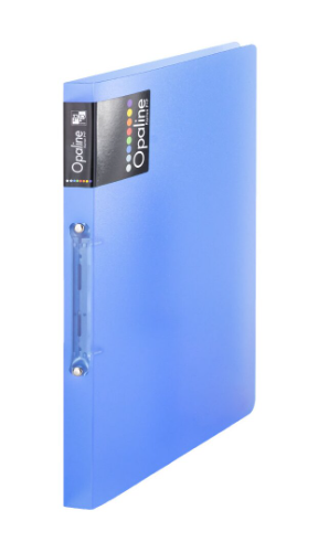 Classeur transparent dos de 20mm A4 en PP, 2 anneaux 