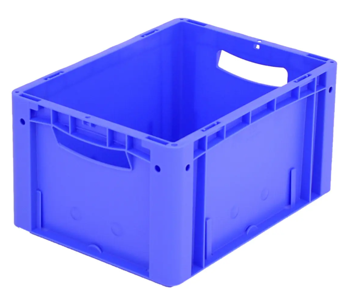 Euronorm-Stapelbehälter, blau, Inhalt 19 l 