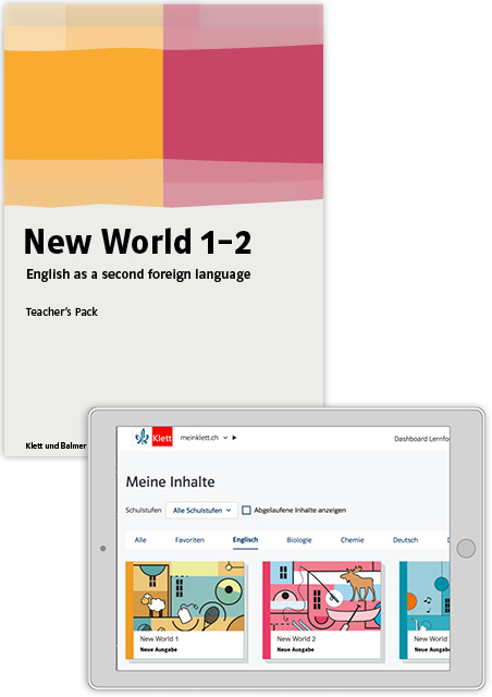 New World 1-2, Lizenzschein mit Zugang zu digitalen Inhalten für Lehrpersonen zum Teacher's Pack