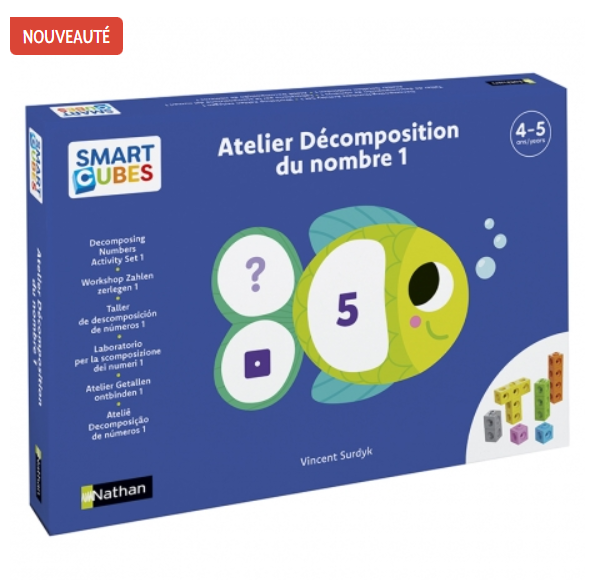 telier Décomposition du nombre 1 pour 2 enfants