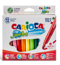 Filzstift Carioca Superwashable 6mm 40569 12 Farben
