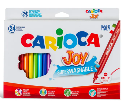 Feutres Carioca Joy assortiment 40615 24 couleurs