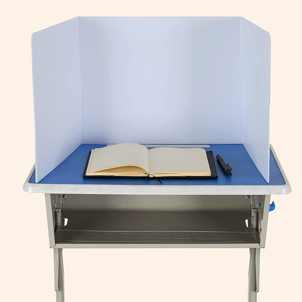 Sichtschutz für Schulpulte