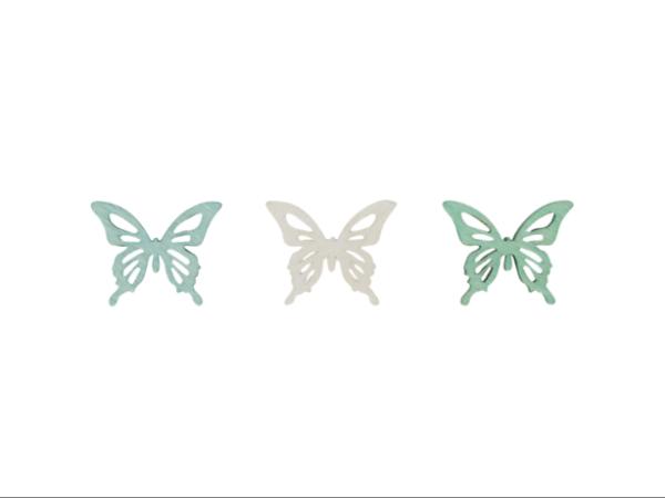 Papillon en bois 2 cm  
