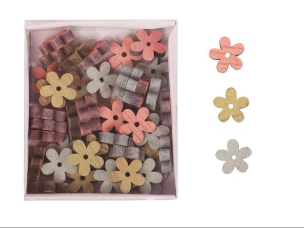 Holz-Blume 3 cm    