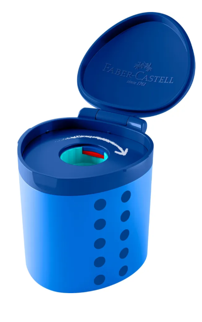Taille-crayon bleu pour crayon Grippy Faber-Castell