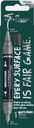 Marqueur double pointe - Faber Castell - Chrome 551 - Miroir