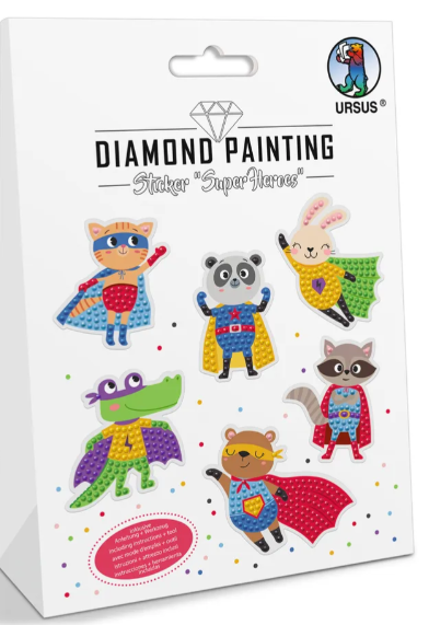 Diamond Painting Sticker "Super héros"