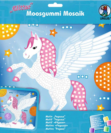 Moosgummi-Set Glitter Pegasus