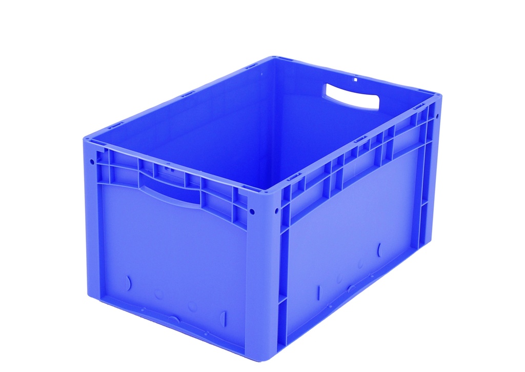 Bac empilable norme Europe, bleu, capacité  62 l