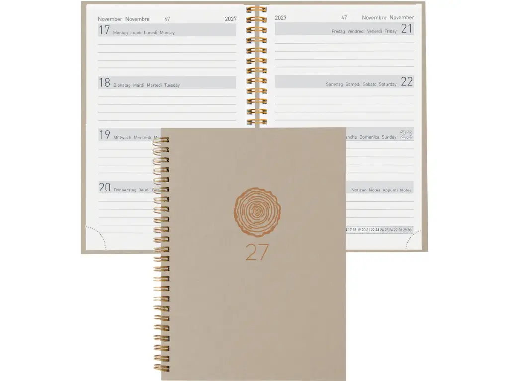 Agenda Memento Natural Wire-O 2027 