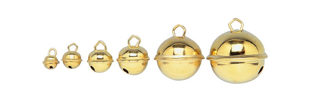 Schellen gold 100 Stück