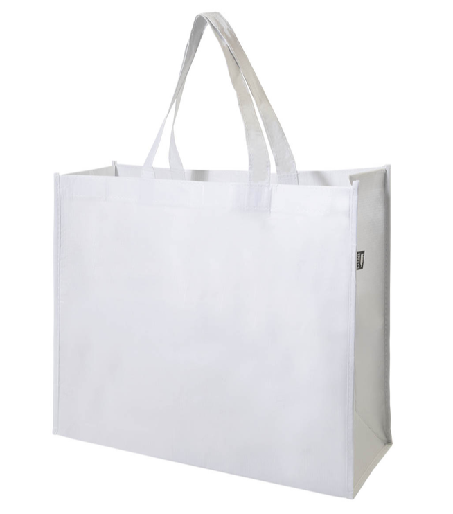 Einkaufstasche aus RPET neutral weiss