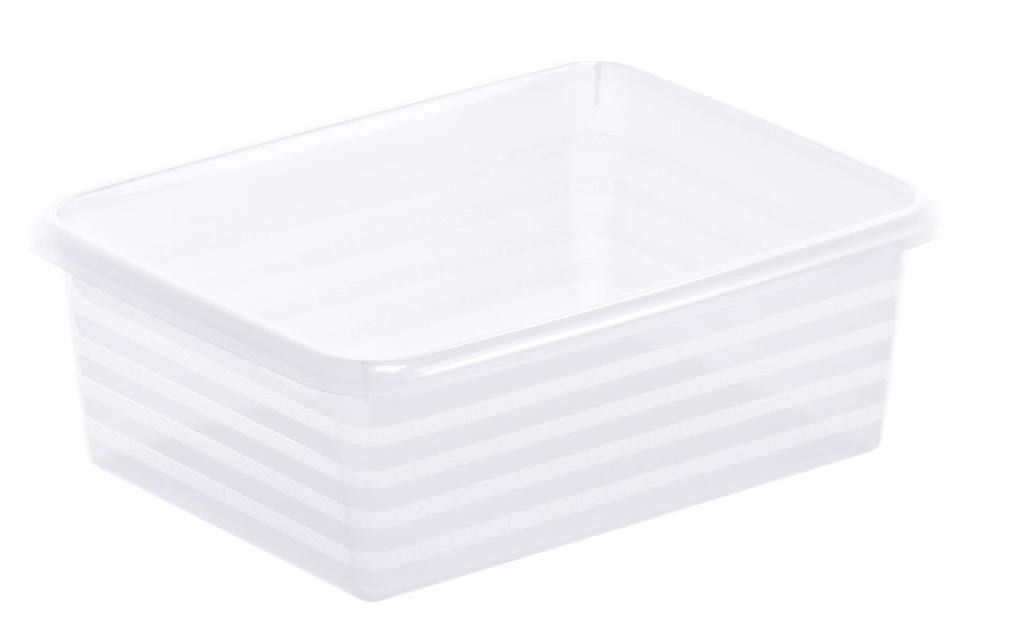 Corbeille LINUS A6 transparent