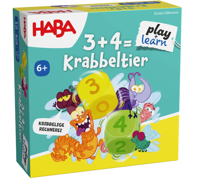 3+4 = Krabbeltier